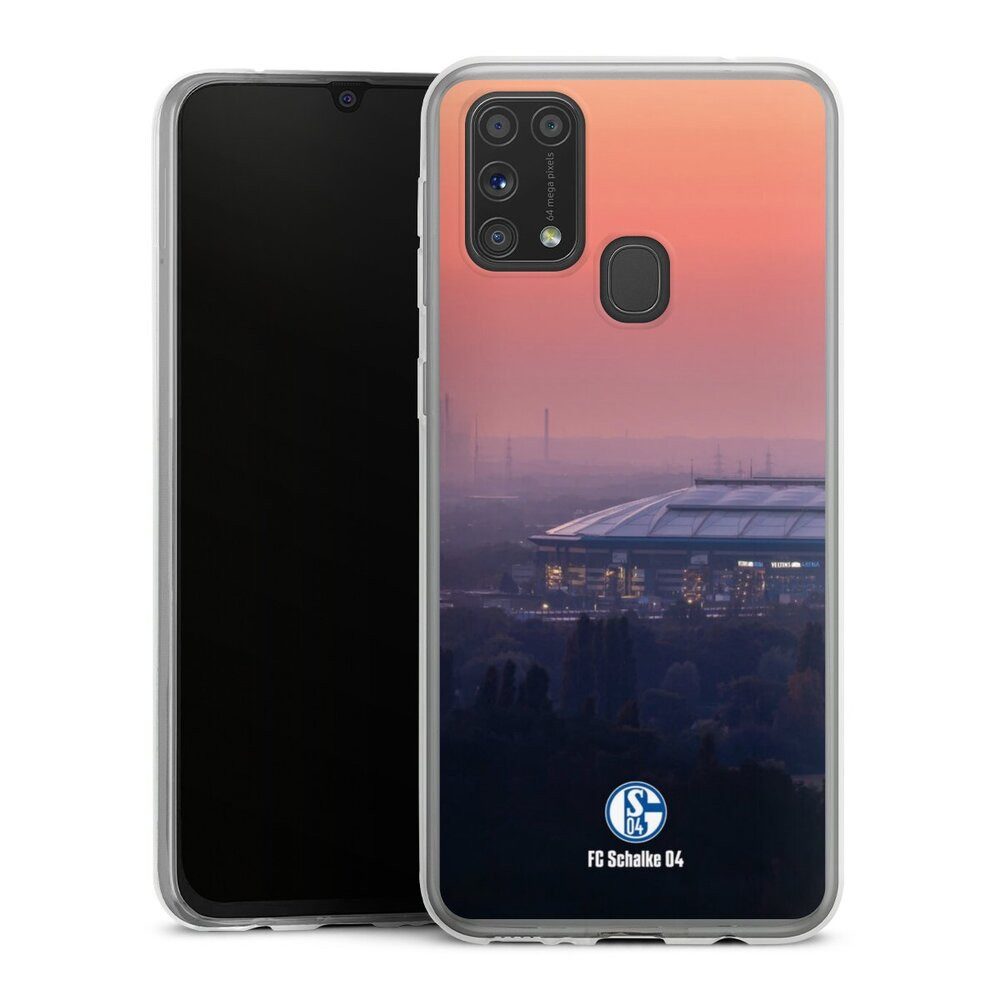 DeinDesign Handyhülle Stadion FC Schalke 04 Offizielles Lizenzprodukt Schalke 04 Stadion, Samsung Galaxy M31 Slim Case Silikon Hülle Ultra Dünn Schutzhülle