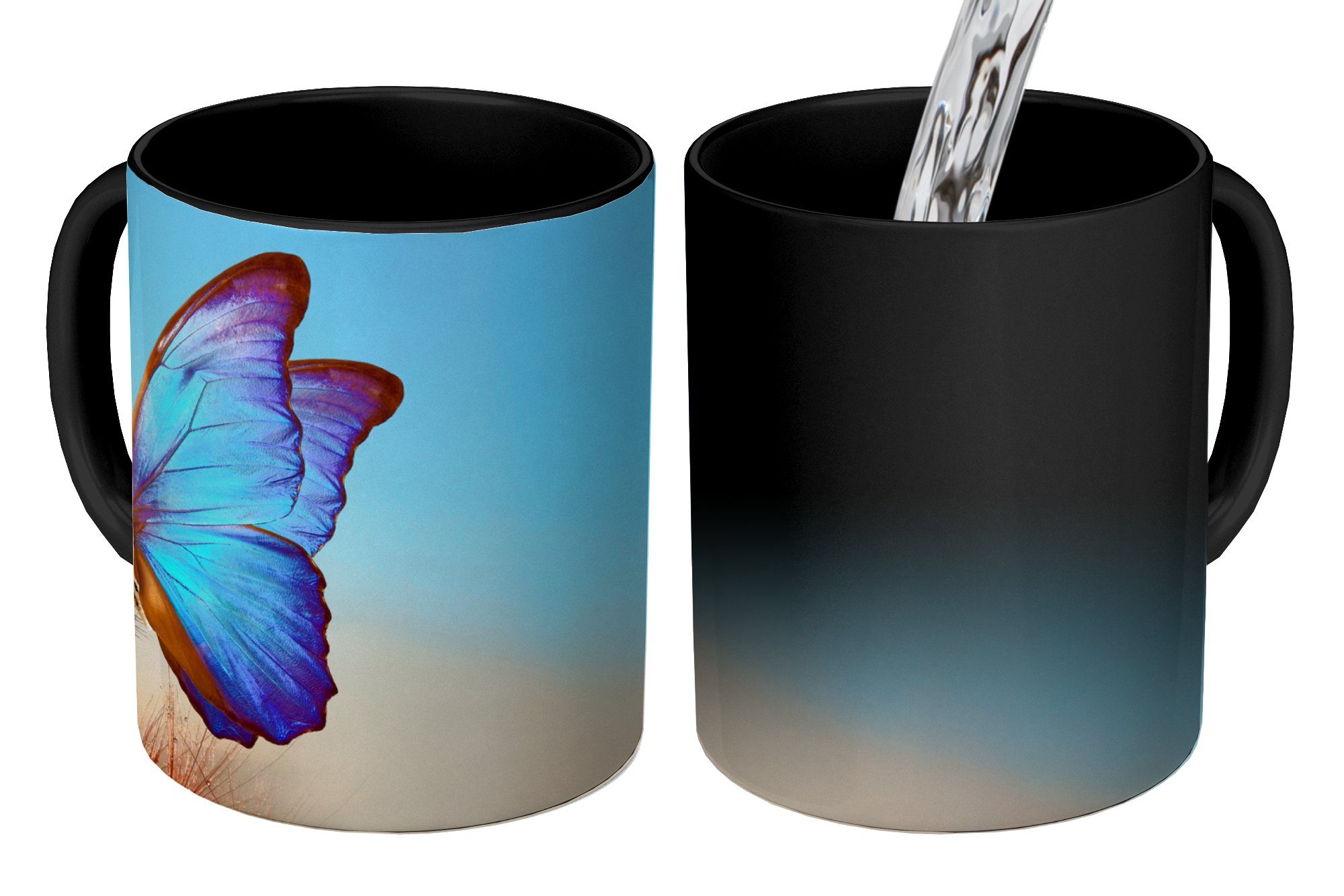 Tasse Schmetterling - Löwenzahn - Blau