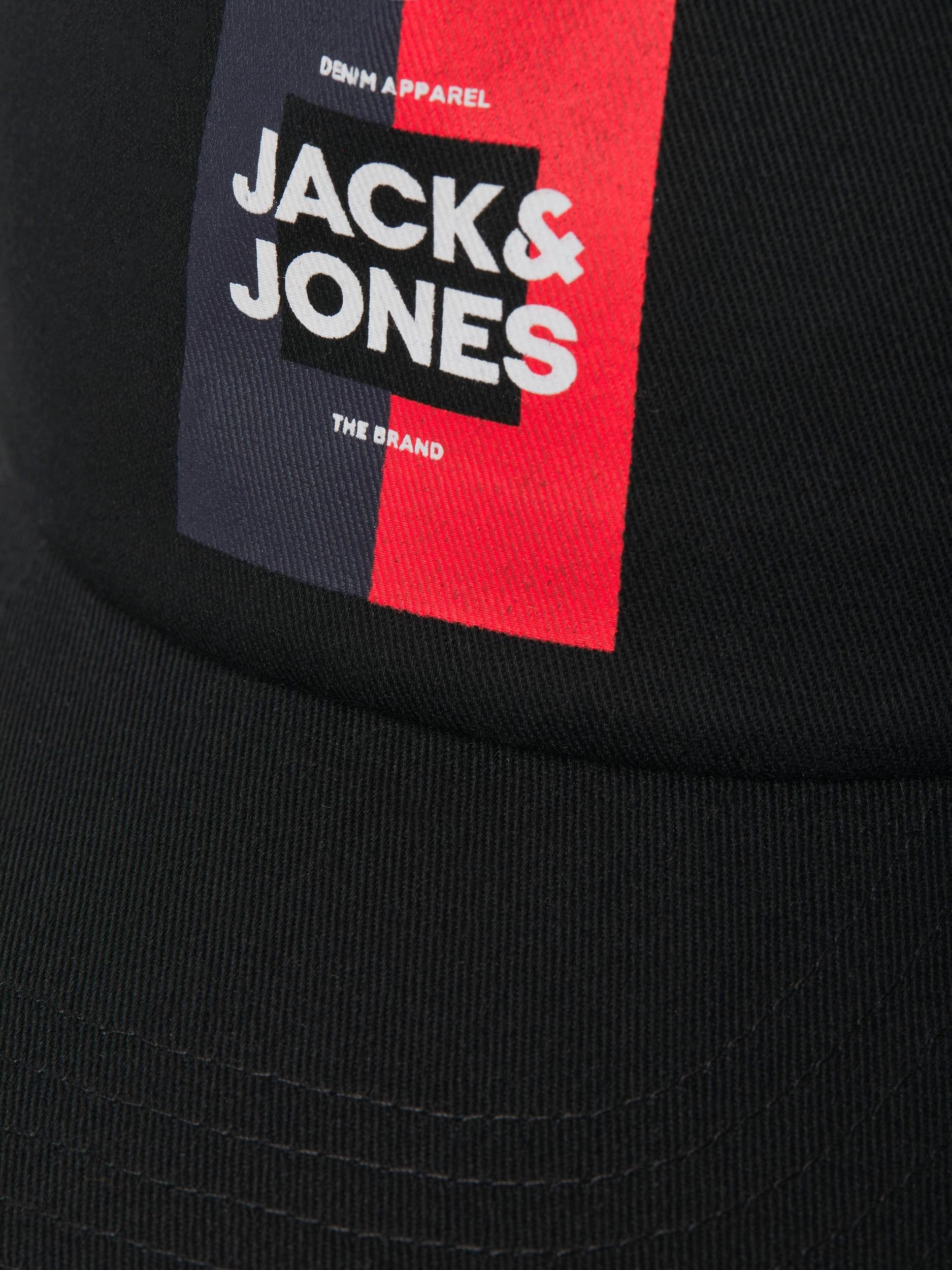 Jones JACOSCAR JNR CAP Baseball & Black Junior Jack Cap