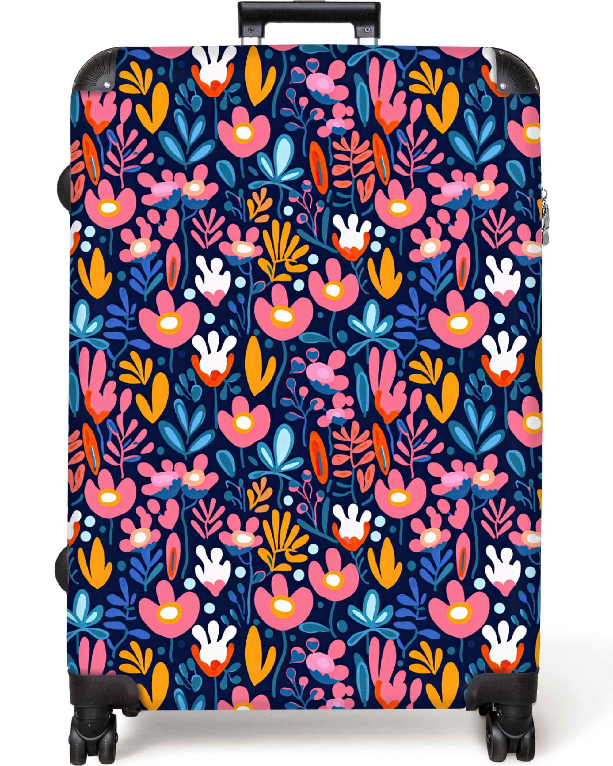 NoBoringSuitcases.com© Hartschalen-Trolley Blumen - Pflanzen - günstig online kaufen