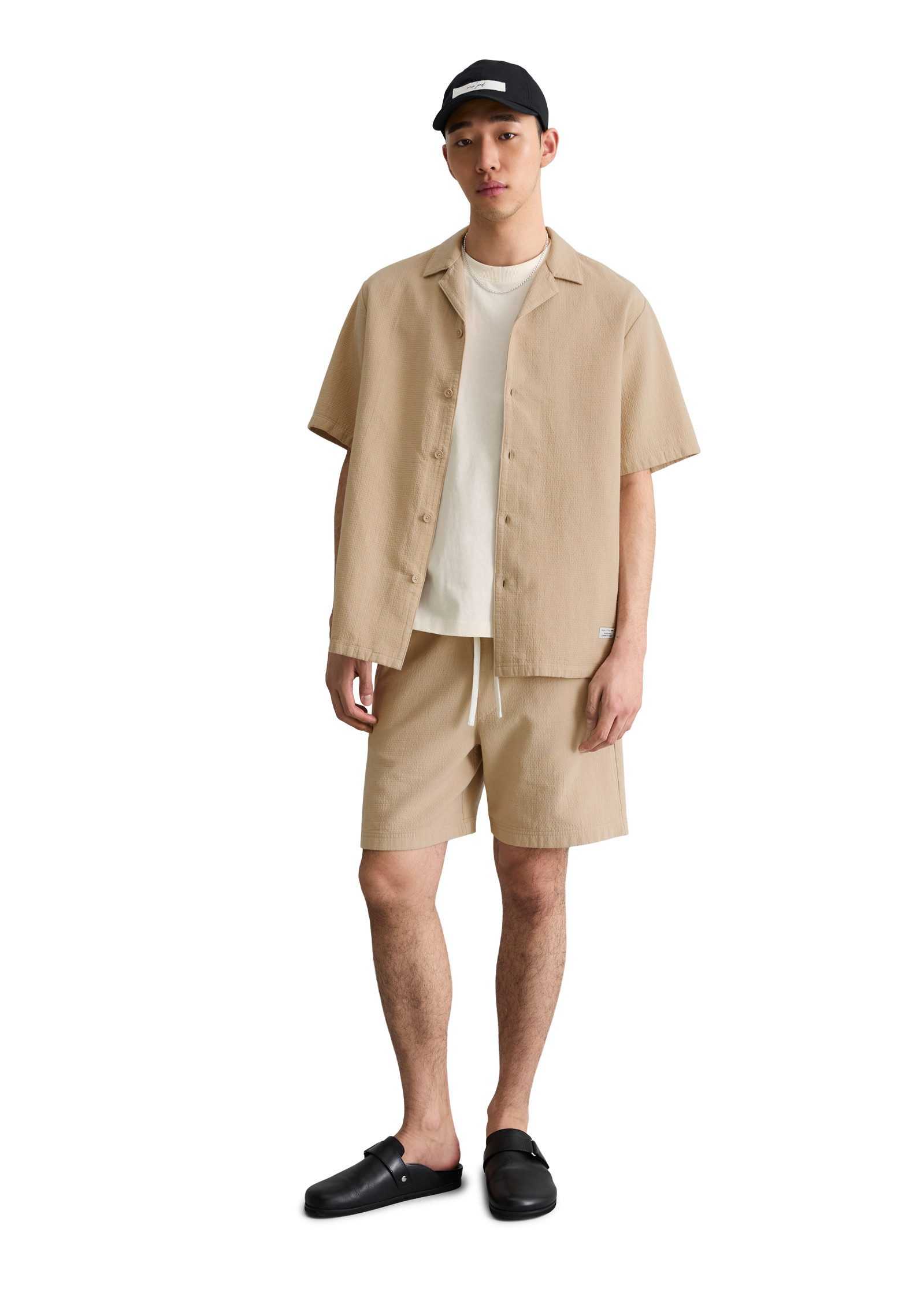 Marc O'Polo DENIM Kurzarmhemd regular aus doppellagigem Bio-Baumwoll-Twill – Bild 4 von 5