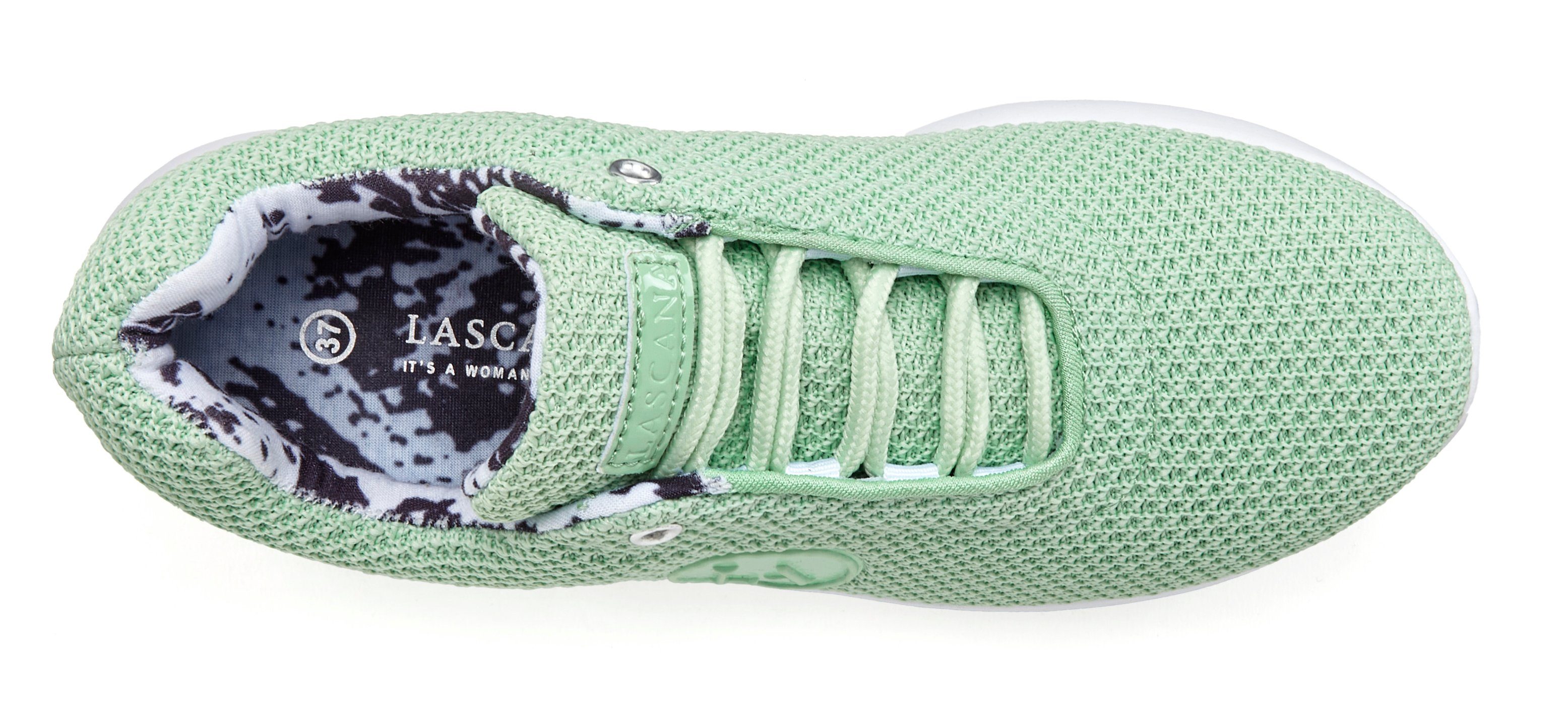 LASCANA ACTIVE Halbschuh, Turnschuhe, Sneaker mit atmungsaktivem Mesh-Obermaterial, herausnehmbare Innensohle