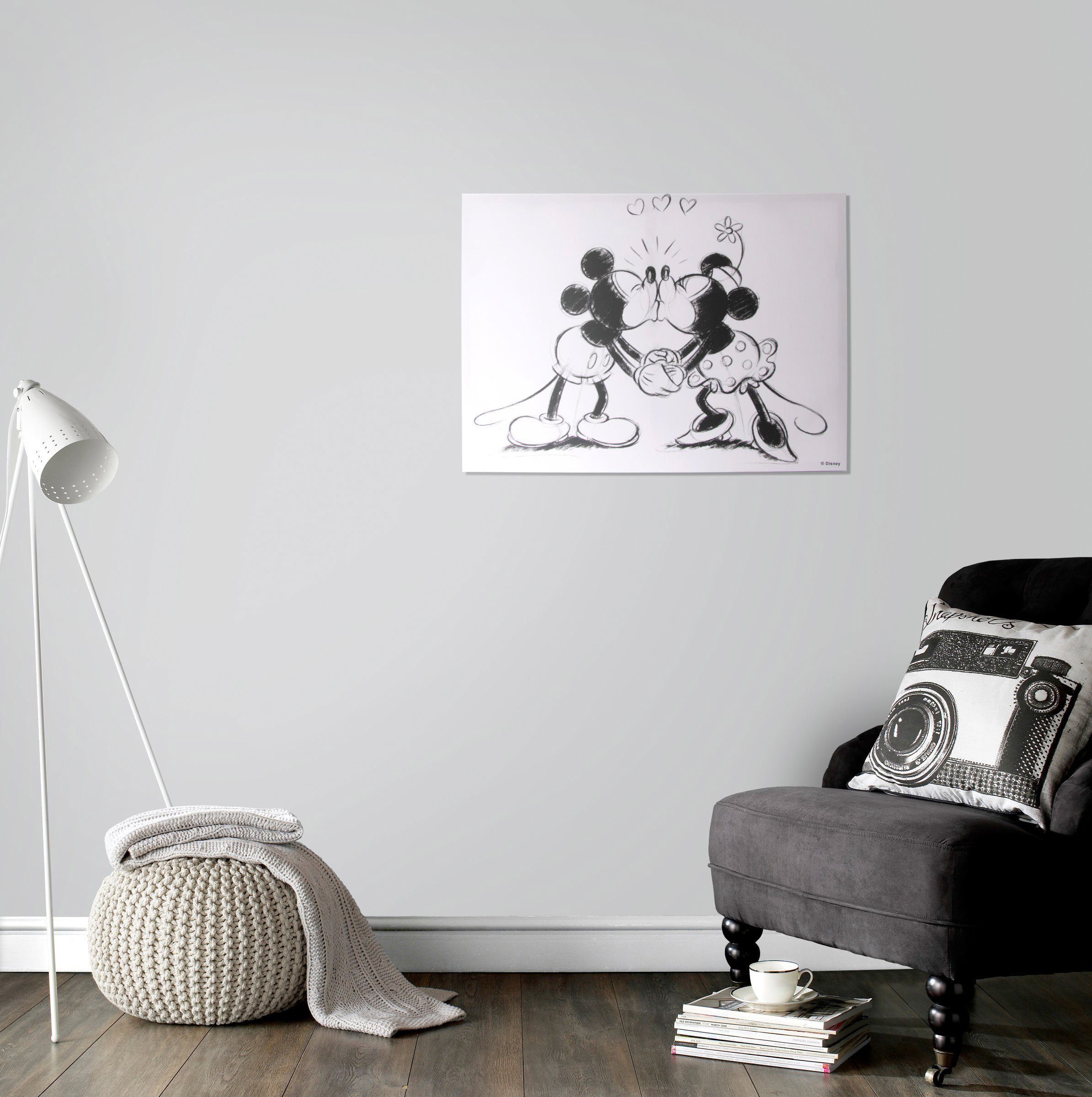 Art for the home Leinwandbild & Mickey Minnie