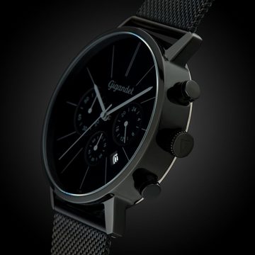 Gigandet Chronograph Minimalism, Mineralglas, Chronograph, Datumsanzeige, 24-Std. Anzeige