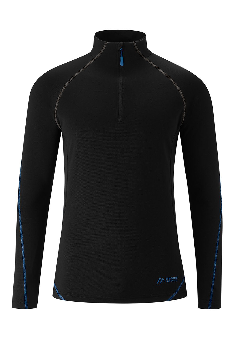 Langarmshirt Maier Sports Herren Skirolli ROGWER 483001 schwarz
