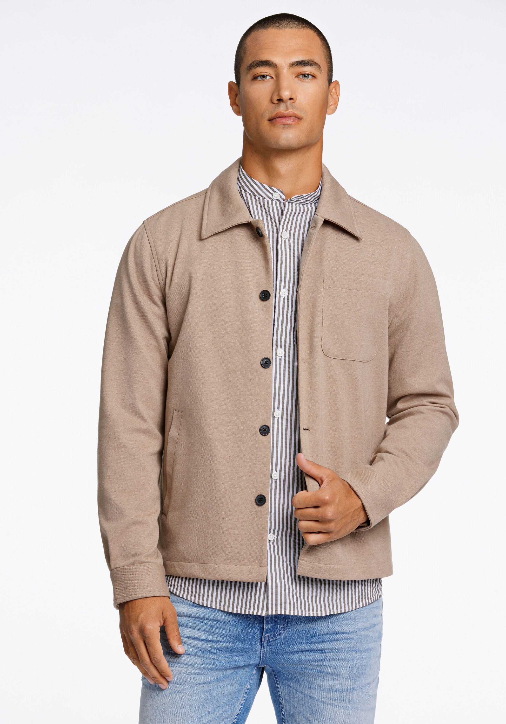 LINDBERGH Outdoorhemd Hemdjacke Relaxed Fit