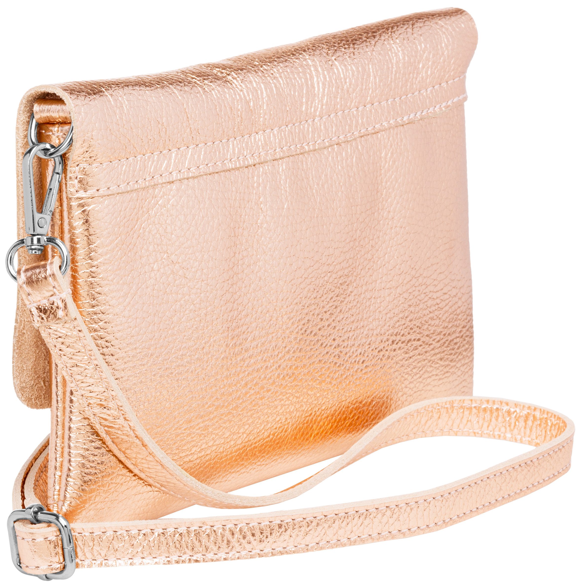 Caspar Clutch Abendtasche Damen Leder Handtasche - CLASSIC LINE - Modell No.835, leicht, elegant & unempfindlich - 100% Echtleder - Handmade in Italy – Bild 3 von 5