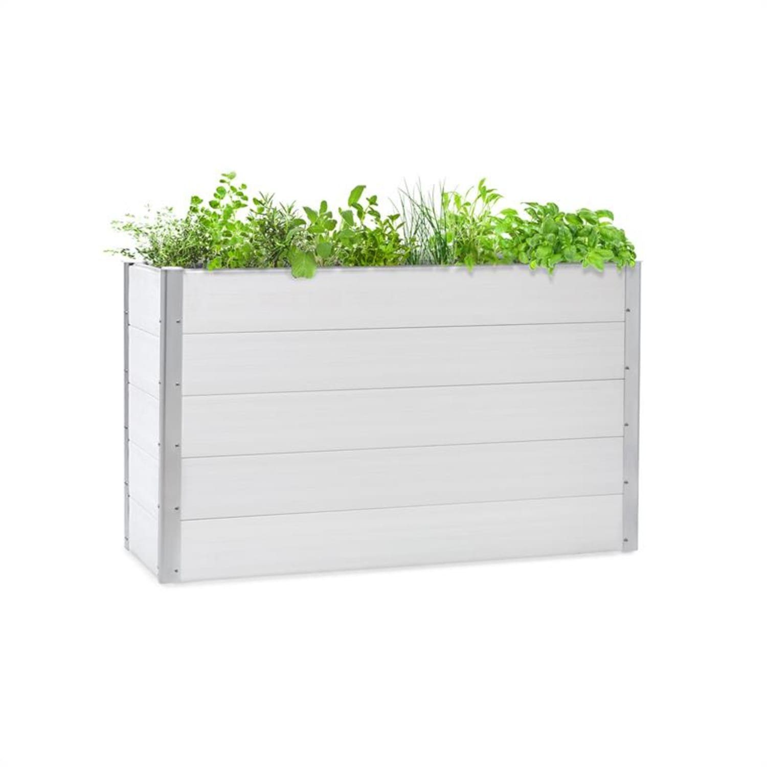 blumfeldt Hochbeet Nova Grow Hochbeet Kunststoff, Pflanzkübel Outdoor