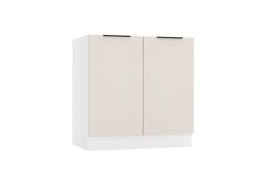 ROYAL24_MARKT Spülenunterschrank - SONJA - Widerstandsfähig gegen Feuchtigkeit (Küchen Spülenunterschrank, 1-St., Premium - Sonja D80ZL) Zeitlos - Exklusiv - Top Qualität