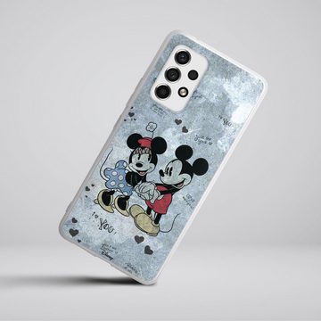 DeinDesign Handyhülle Disney Mickey & Minnie Mouse Vintage Mickey&Minnie In Love, Samsung Galaxy A53 5G Silikon Hülle Bumper Case Handy Schutzhülle