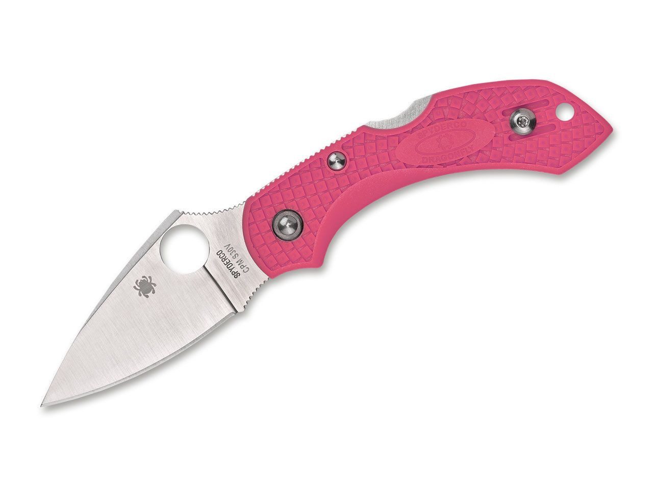 Spyderco Taschenmesser Taschenmesser Dragonfly 2 Lightweight Pink CPM-S-30V