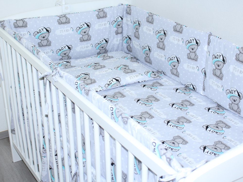 Primawela Bettnestchen Nestchen 420 cm Bettumrandung Baby Bett Kinder Nest Kopfumrandung