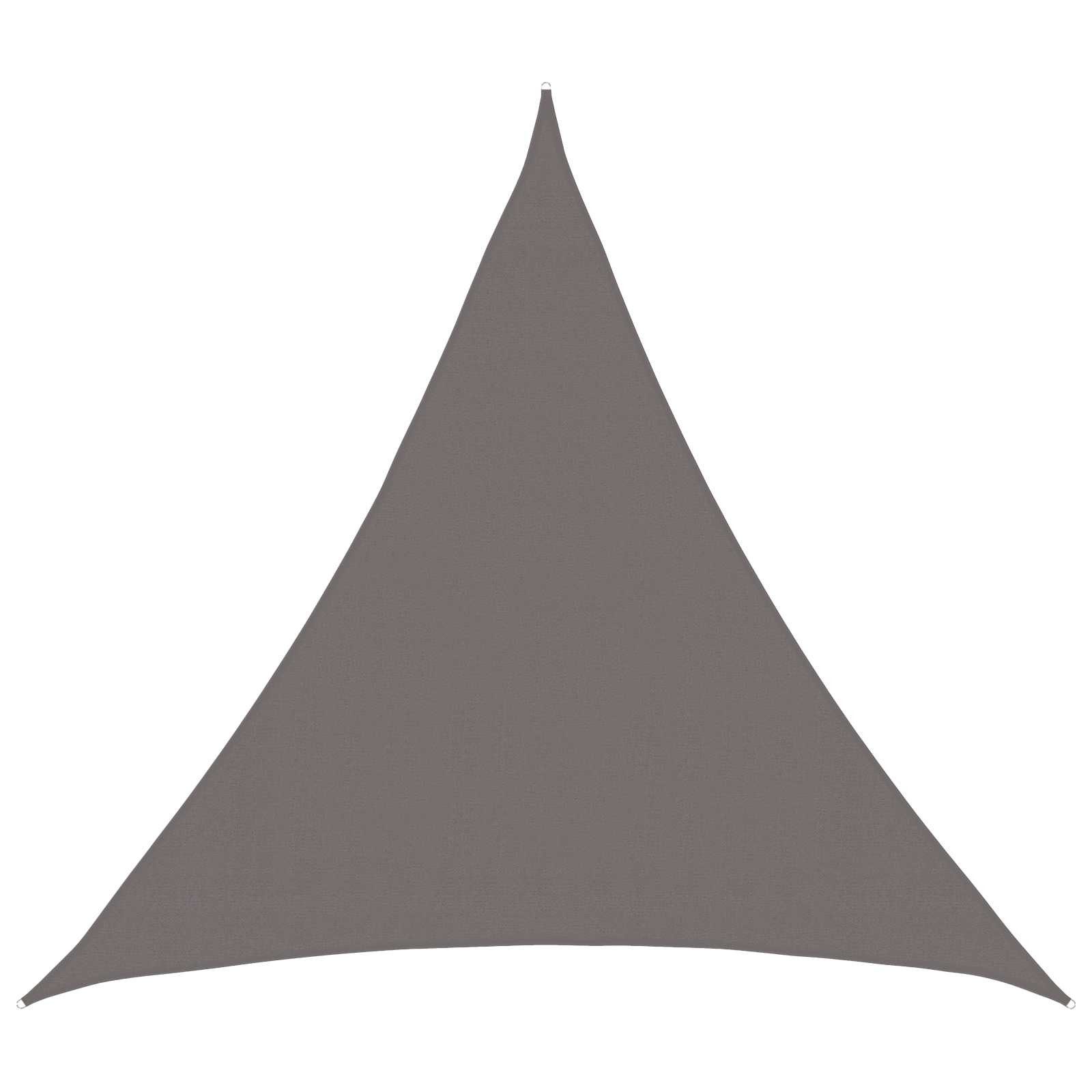 vidaXL Sonnensegel Sonnensegel 2 x 2 x 2 m HDPE Dreieckig Hellgrau, (1-tlg)