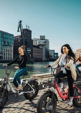 ENGWE E-Bike ENGWE-L20 mit 48V 13AH Akku, 20 Zoll Fat Tire,7-Gang,Dual-Stoßdämpfer