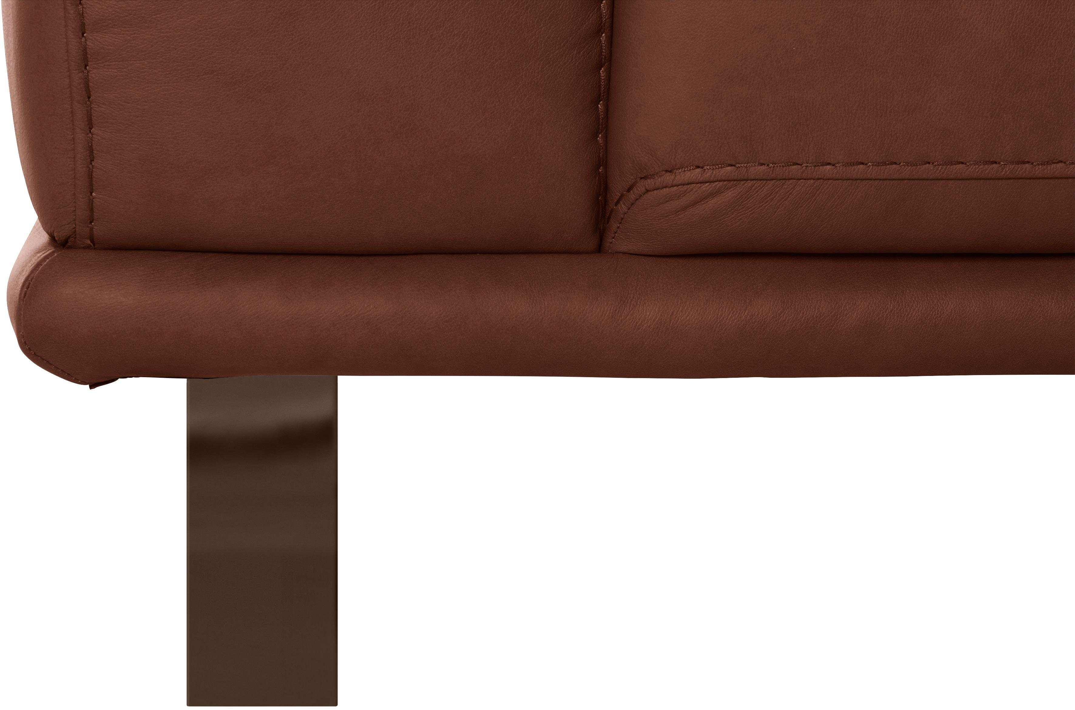 montanaa, 212 Breite pulverbeschichtet, Bronze cm in 2,5-Sitzer mit W.SCHILLIG Metallkufen