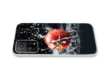 MuchoWow Handyhülle Tomate - Gemüse - Stilleben - Wasser - Rot, Phone Case, Handyhülle Xiaomi Mi 10T, Silikon, Schutzhülle