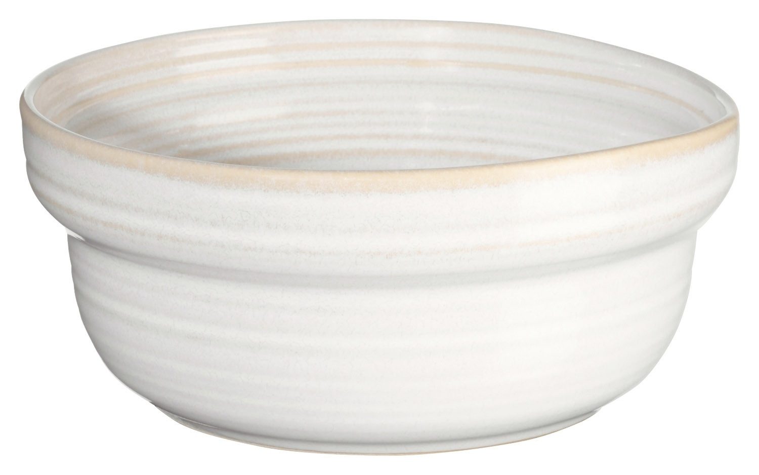 ASA SELECTION Müslischale MANUALE, Ø 14 cm, Creme, Handgefertigt, Keramik, Glasiert, Spülmaschinengeeignet