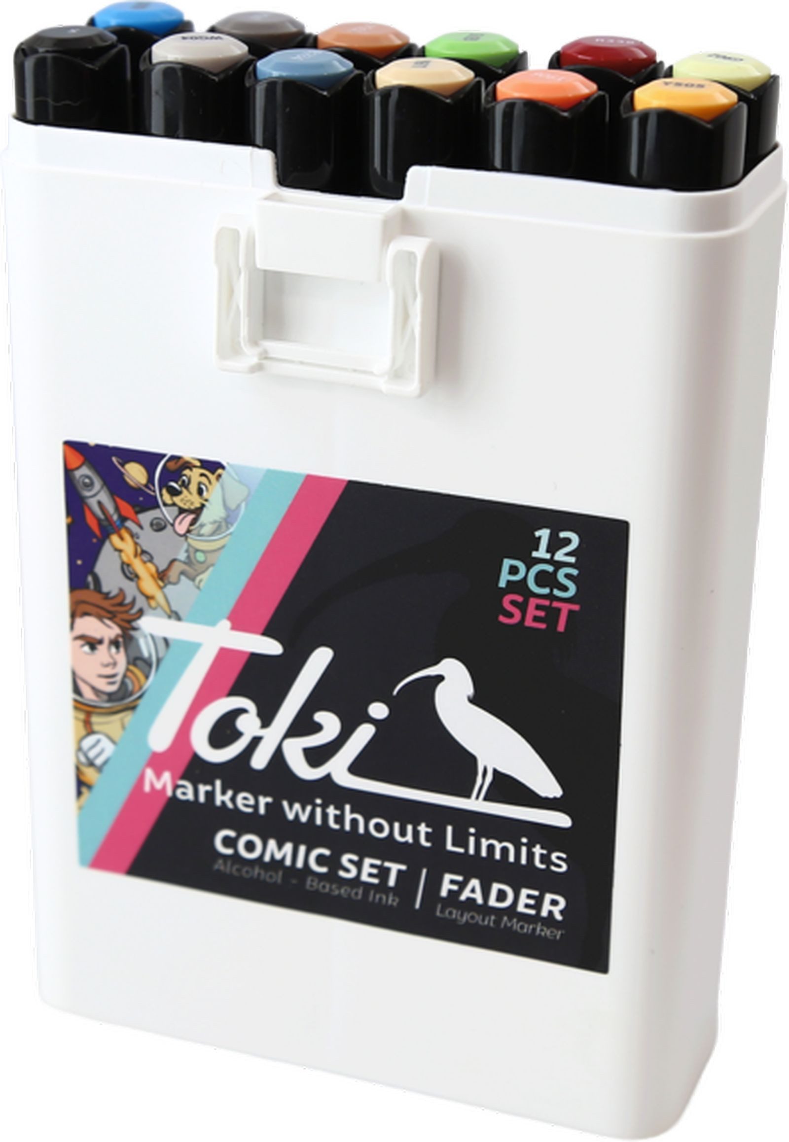 TOKI Marker FADER Layout Maker, (12-tlg), verschiedene Varianten