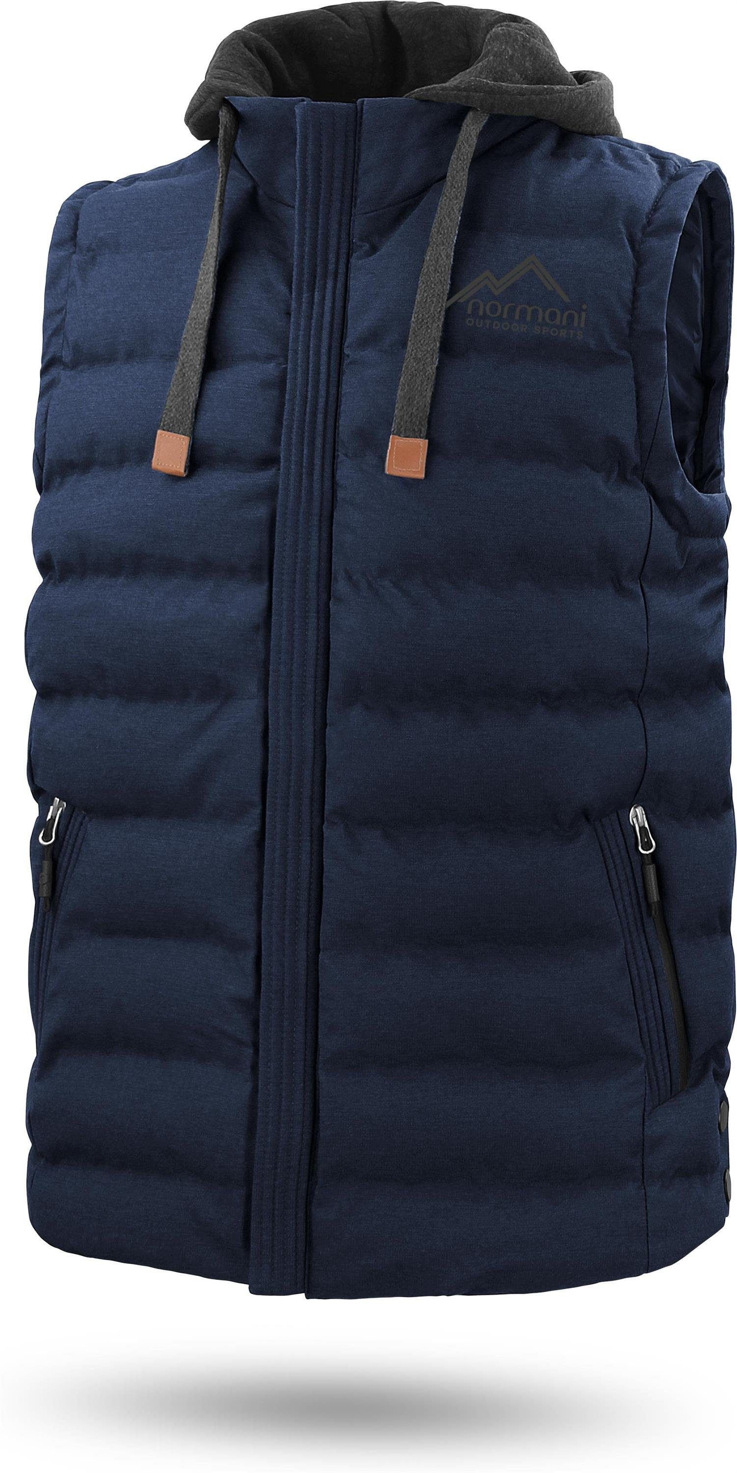 normani Steppweste Herren Winter-Steppweste Nanaimo Wattierte Winterweste - winddichter Bodywarmer Weste mit Kapuze