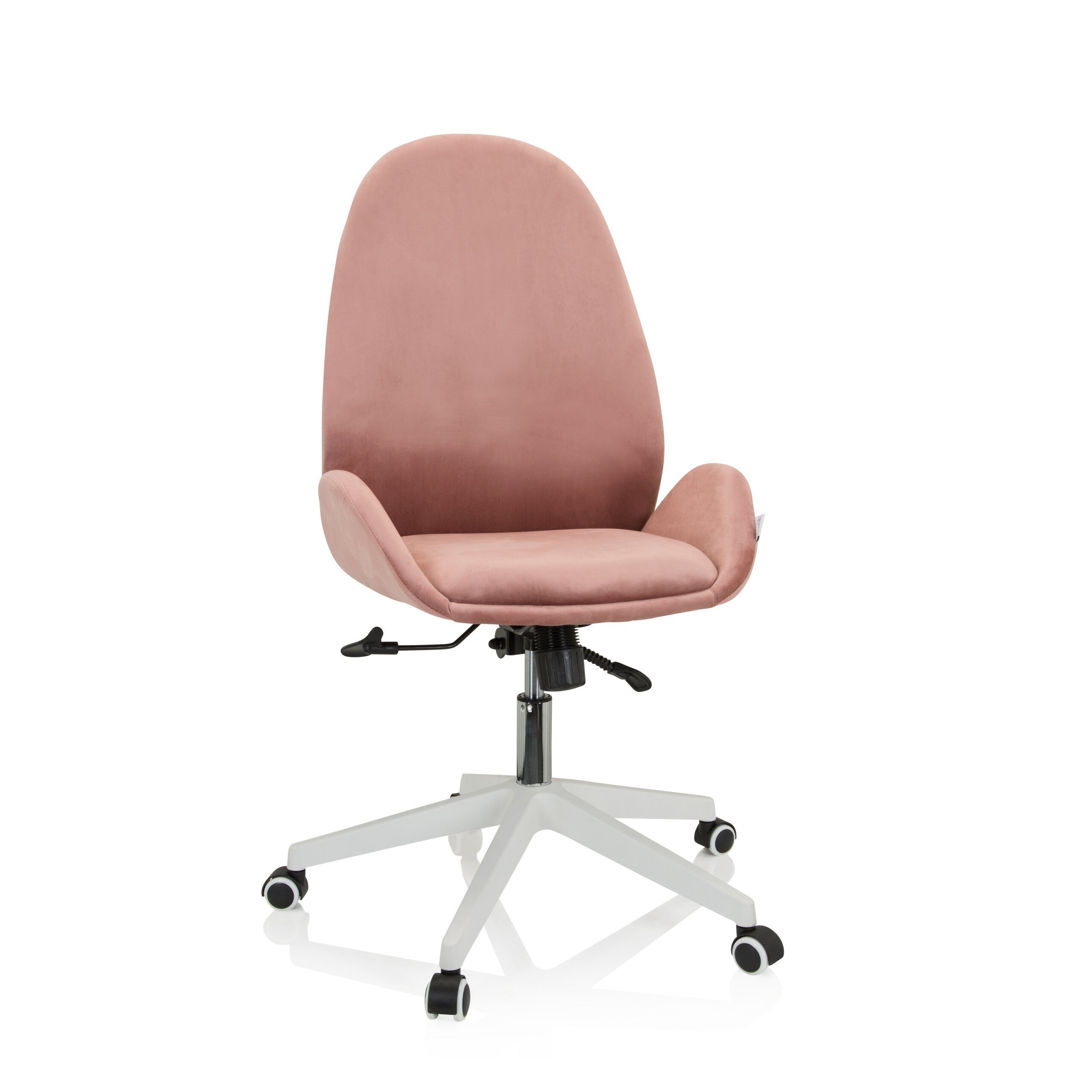 hjh OFFICE Drehstuhl Home Office Bürostuhl Avea Stoff mit Armlehnen (1 St), Schreibtischsessel, Drehbarer Schreibtischstuhl