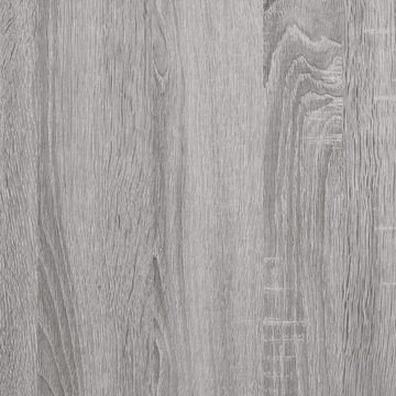 vidaXL Kleiderständer Kleiderständer mit Schuhablage Grau Sonoma 72x34x184 cm, (1 St)