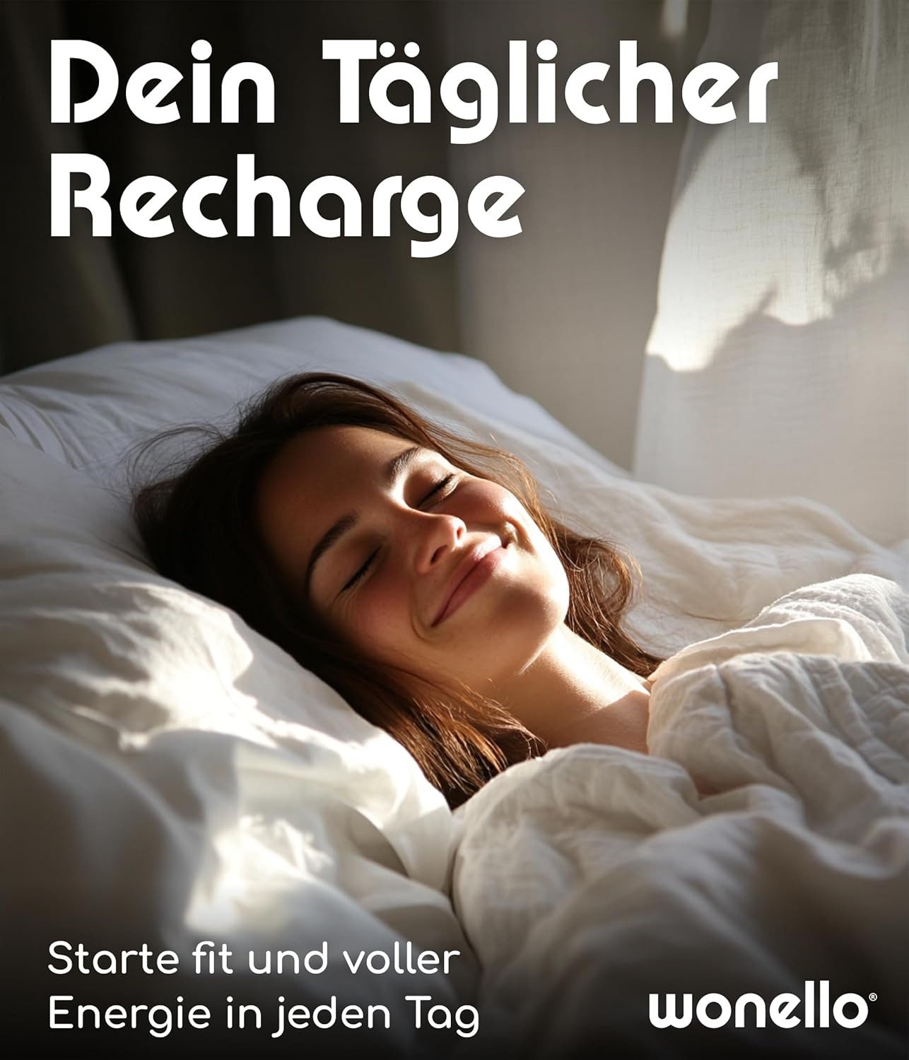 wonello, Topper RECHARGE, 6 cm hoch, Gelschaum, (Made in Germany, GEL), druckentlastender Matratzentopper 80x200cm, waschbar bei 60°C
