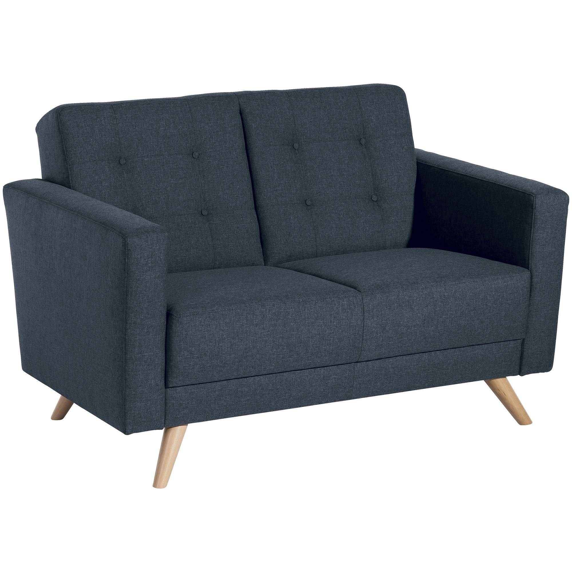 58 aufm Kessel Sofa Sofa 2-Sitzer Karisa Bezug Flachgewebe Buche natur, Sparpreis inkl. Kostenlosem Versand 1 Teile, hochwertig verarbeitet,bequemer Sitz | Alle Sofas