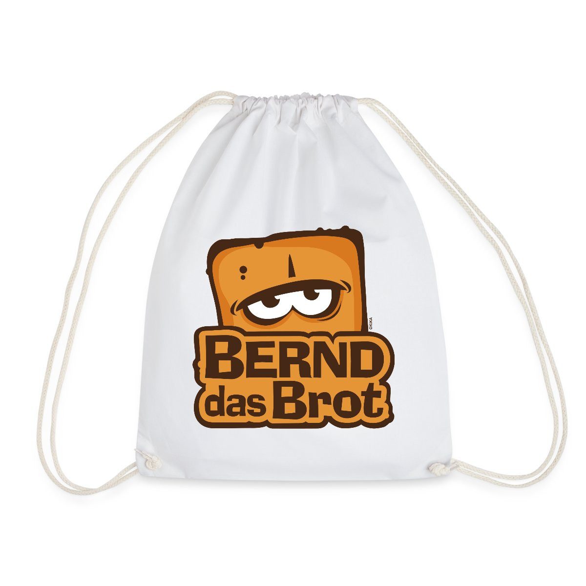 Turnbeutel Bernd Das Brot Logo Turnbeutel