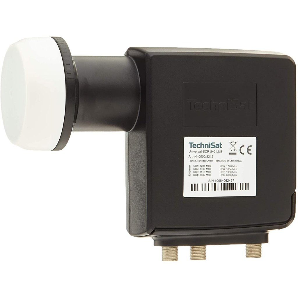 LNB TechniSat SCR 4+4 Universal - Compatible Con 4K/UHD (DiSEqC EN 50494)