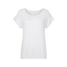 Vivance Kurzarmshirt mit Gummizug im Bund (2er-Pack) Sommershirts aus weichem Viskose-Stretch