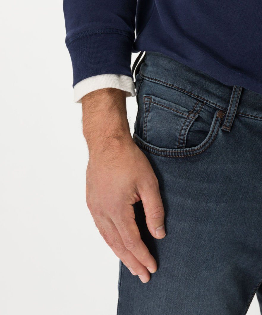 Chuck 5-Pocket-Jeans Superstretch-Jeans blue Brax used Flex Hybrid regular