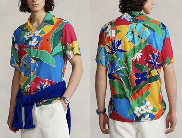 Ralph Lauren Langarmhemd POLO RALPH LAUREN Clady Seersucker Camp Shirt Classic Fit Check Hawai