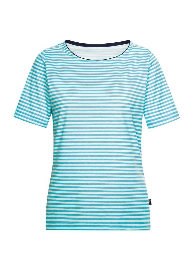 Trigema T-Shirt "TRIGEMA T-Shirt mit Streifenmuster", (1 tlg.) günstig online kaufen