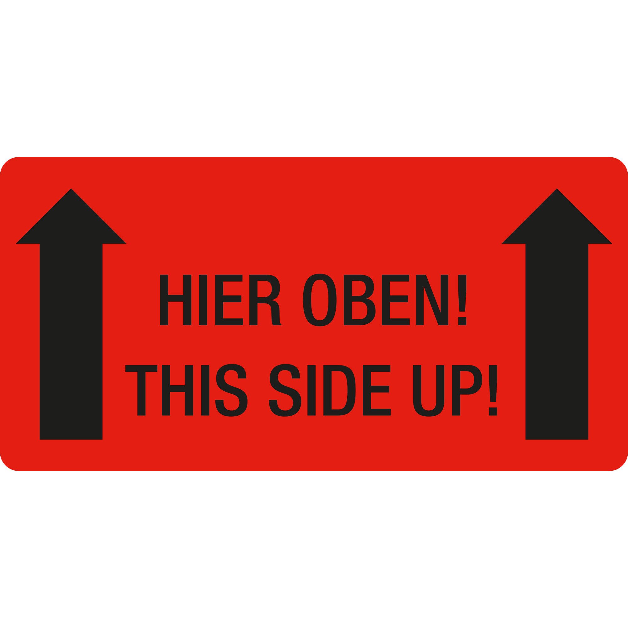 EICHNER Etiketten Etikett 9220-00081-004 Hier oben 250 Stück