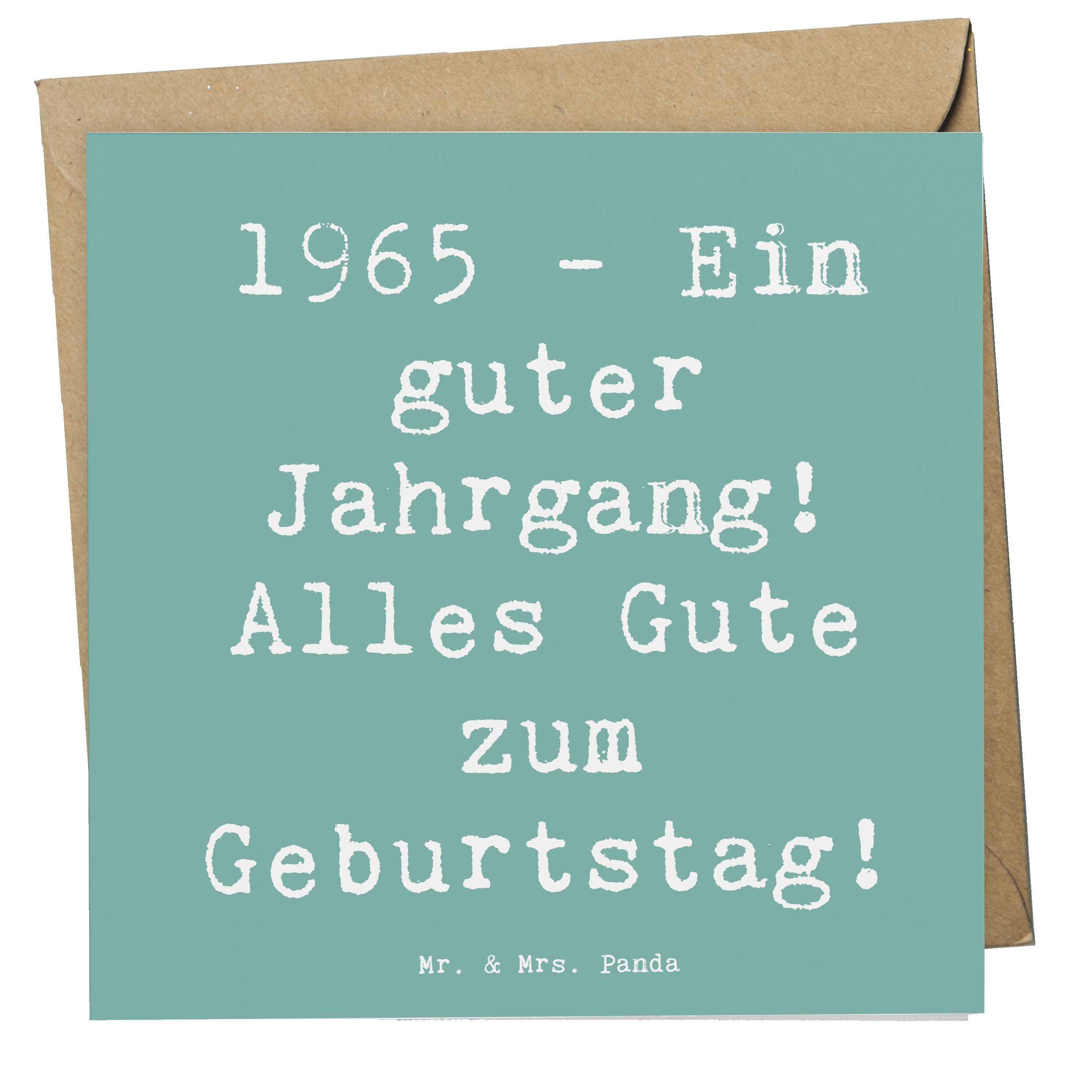 Grußkarte 1965 Geburtstag - Meeresbrise - Geschenk, Geburtstag 1965 Geschenk, 1