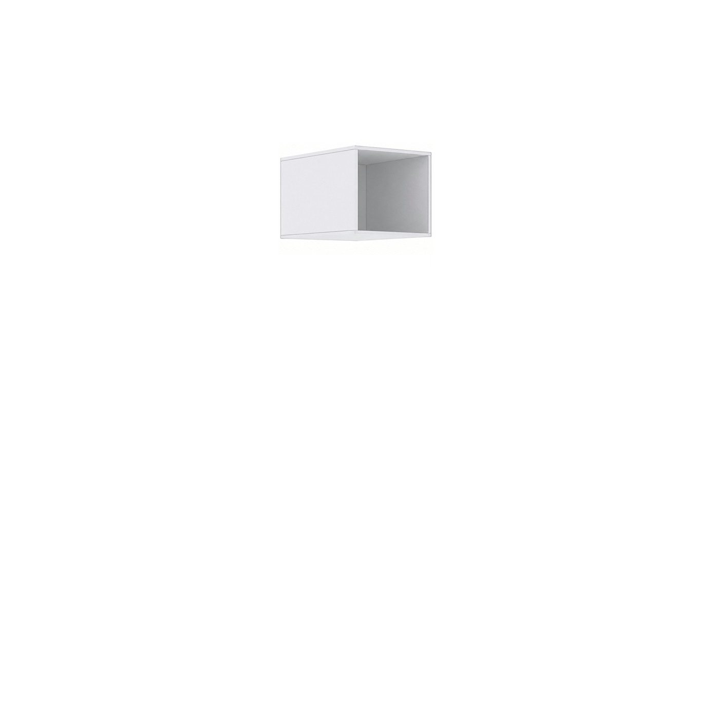 Marmex Möbel Aufsatzschrank TRES 05N/B Schrankerweiterung weiß 50 x 40 x 51 (1-St) Ankleidezimmer