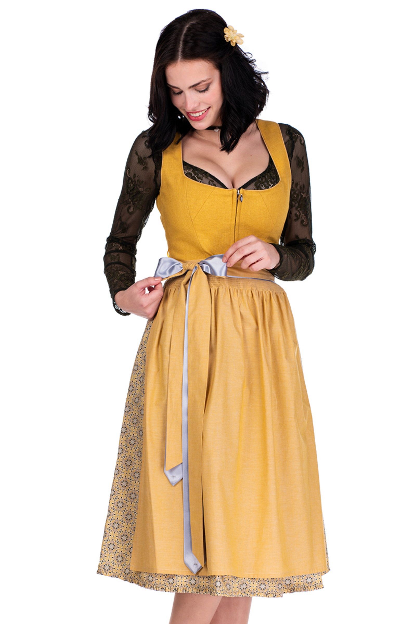 Alpenfee Tracht Dirndl Midi Dirndl 2tlg. - EILIN - mango