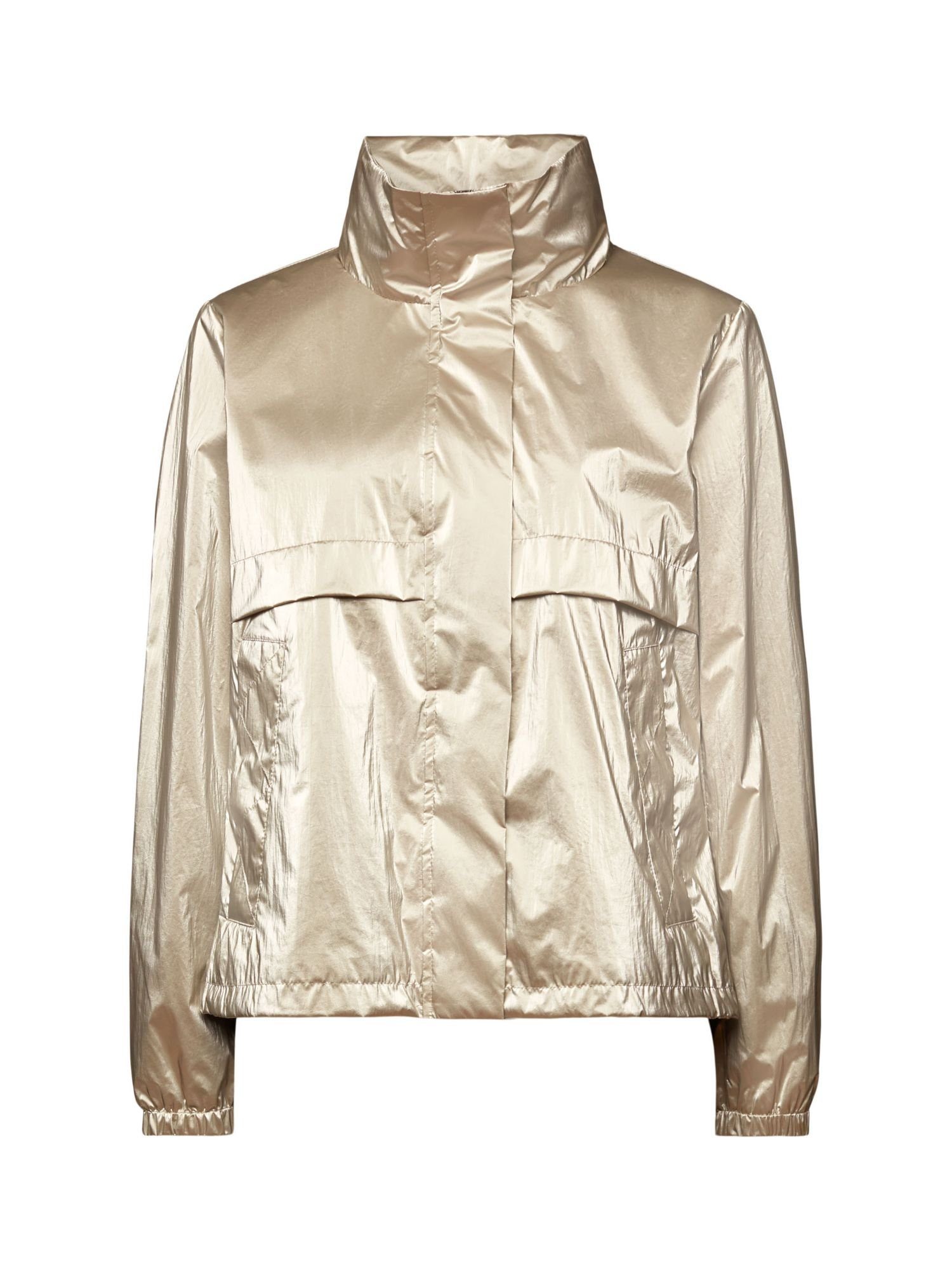 Esprit Funktionsjacke Windjacke mit Metallic-Beschichtung