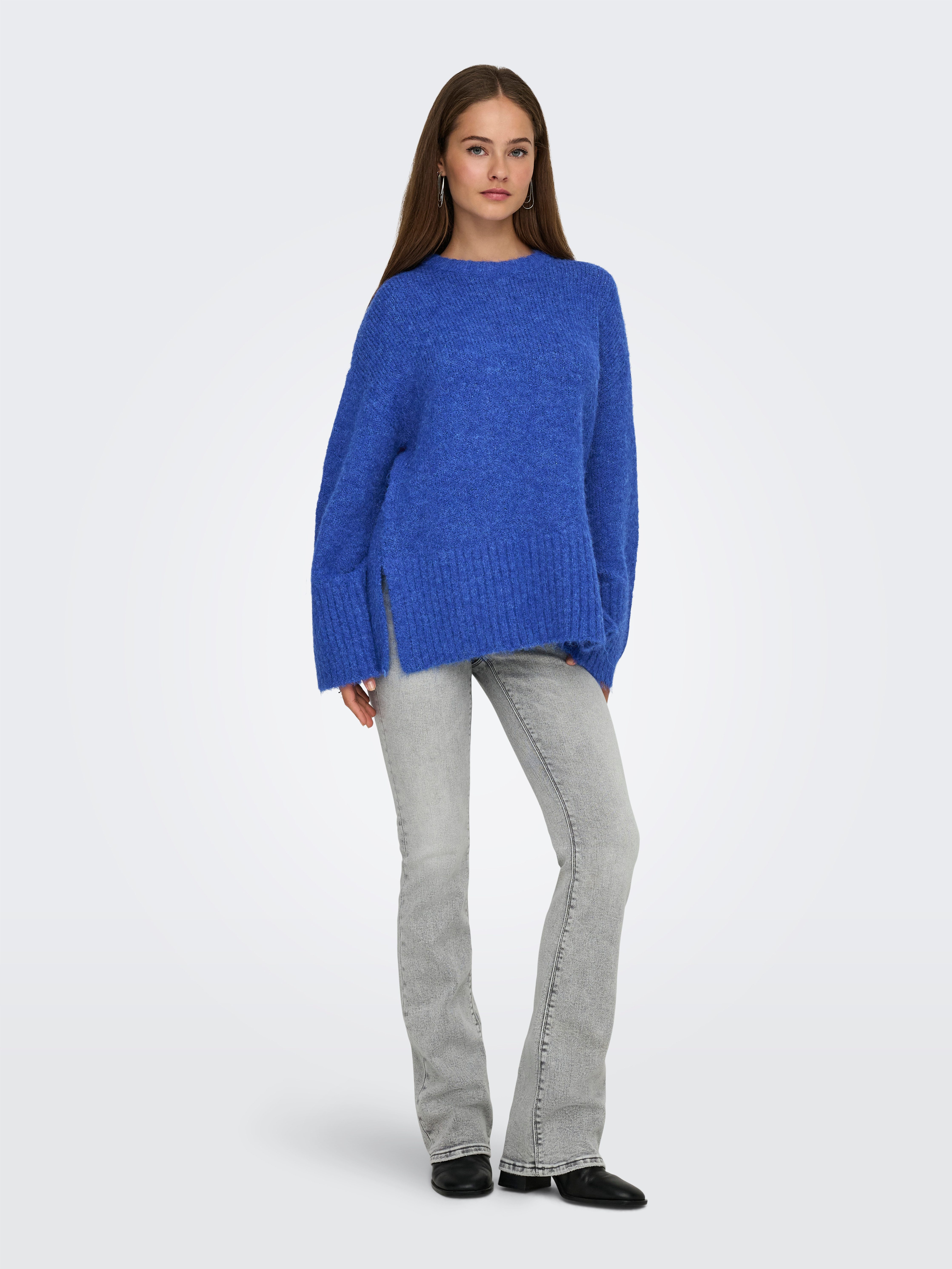 ONLY Rundhalspullover ONLMAGGIE LIFE LS LOOSE ONEK CC KNT – Bild 4 von 5
