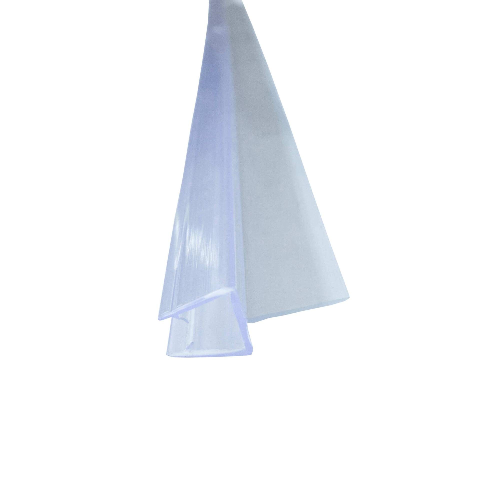 Bagnoxx Duschdichtung, L: 100 cm, (Duschdichtung Schleiflippendichtung 100cm, 1-St), Wasserabweisprofil für Türdichtung unten, Duschlippe aus PVC