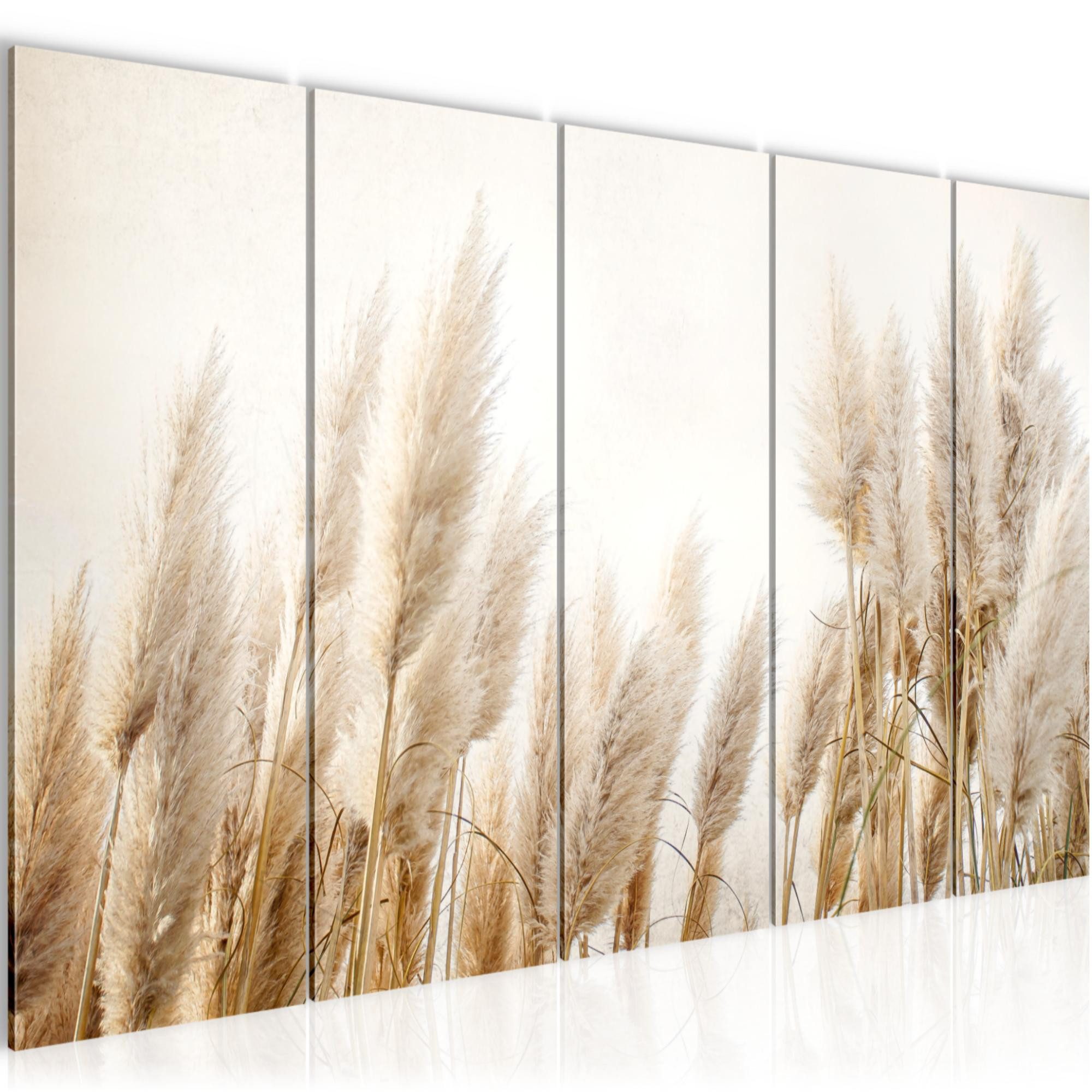 Runa Art Wandbild Boho Style Deko Bild Wohnzimmer Schlafzimmer Kunstdruck Beige