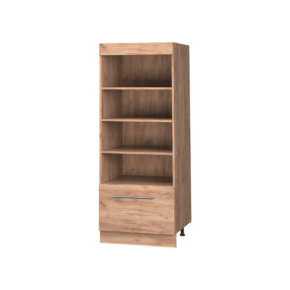 Vicco Hochschrank Fame-Line, Goldkraft Eiche/Goldkraft Eiche, 60 cm