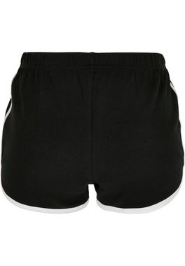 URBAN CLASSICS Stoffhose Urban Classics Damen Ladies Organic Interlock Retro Hotpants (1-tlg)