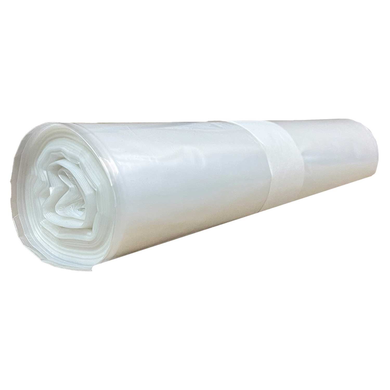 Ulith Müllbeutel HDPE Müllbeutel 20 Liter Transparent 45 x 50 cm, 50 Stück