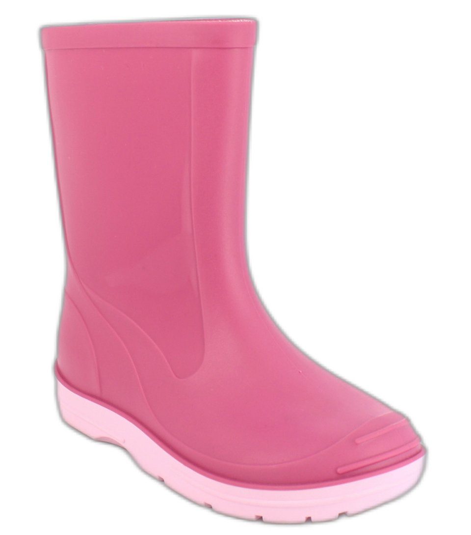 Beck Regenstiefel Basic Gummistiefel (für Mädchen und Jungen, in vielen Farben und Größen verfügbar) schmaler Schlupf-Stiefel, herausnehmbare Innensohle
