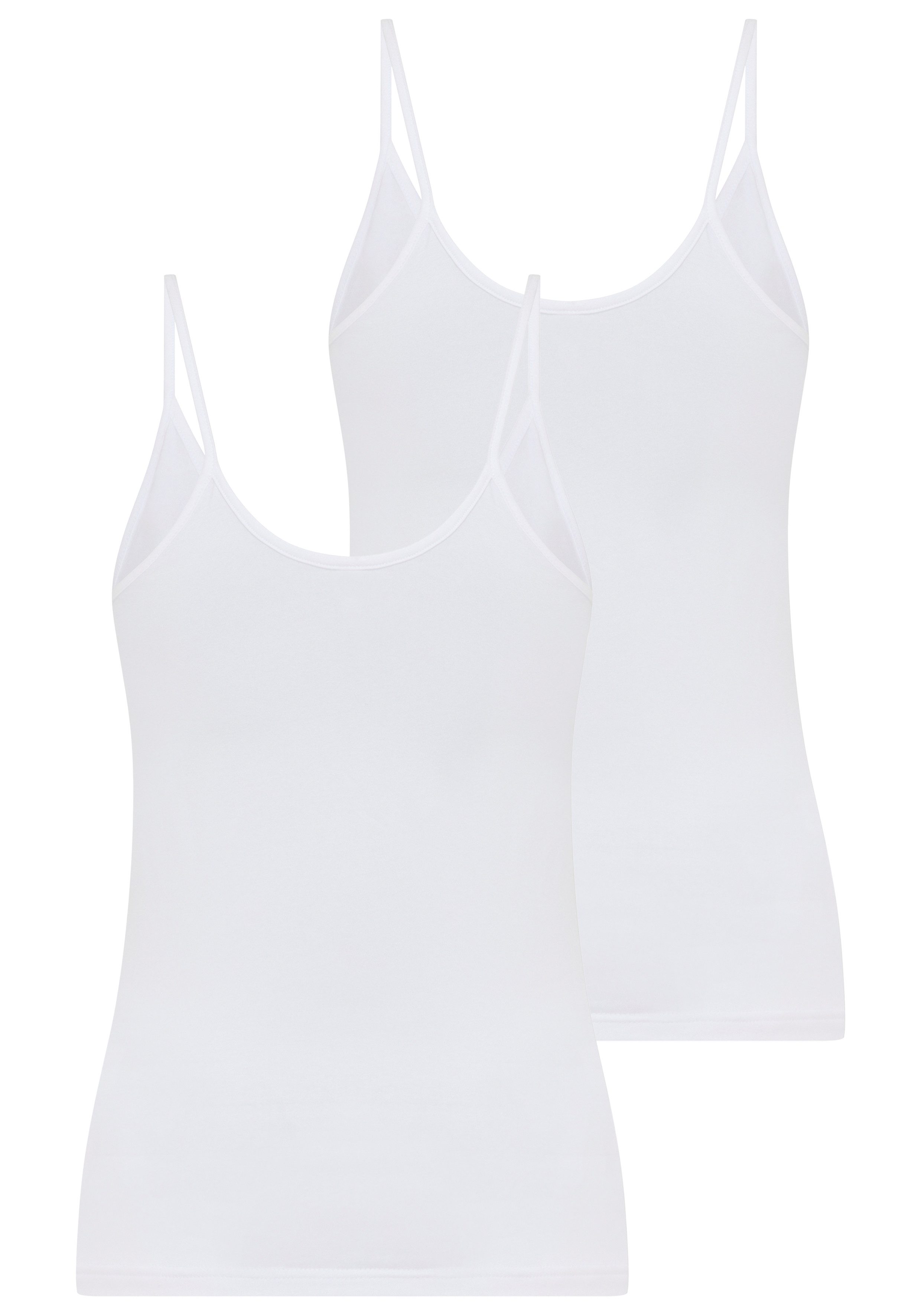 YSABEL MORA Spaghettitop (2er Pack) Baumwollmix, elastisch, atmungsaktiv, w günstig online kaufen