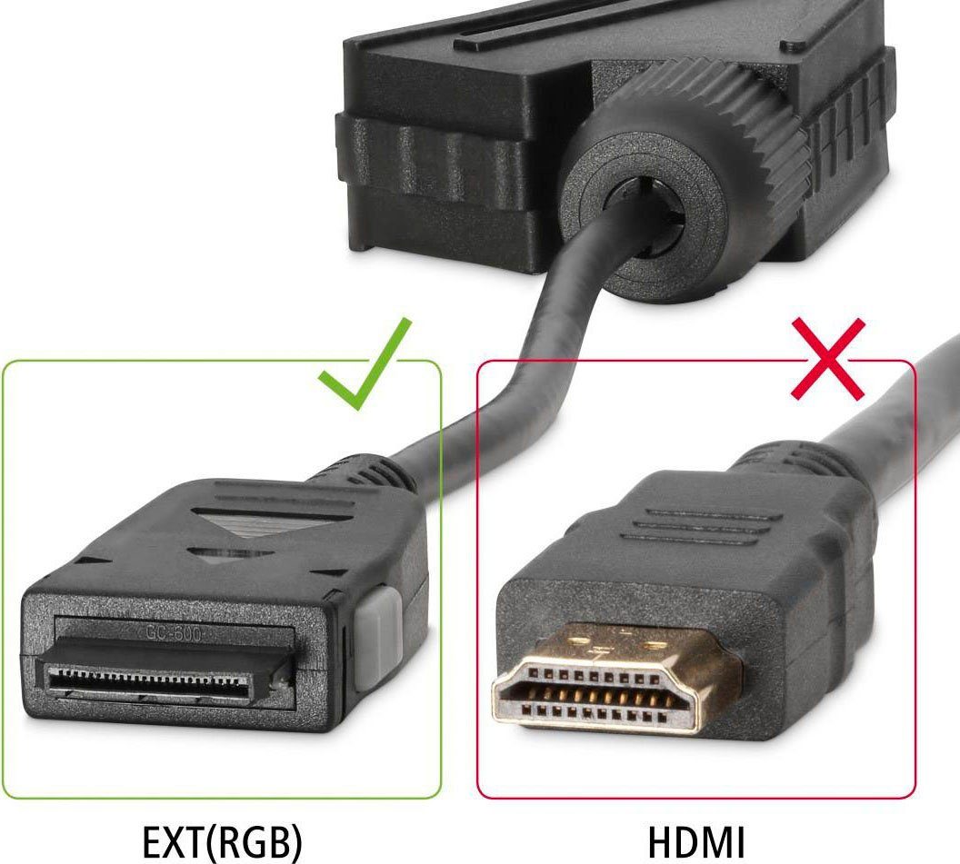 Hama Scart Adapter für speziellen Samsung TV Anschluss EXT RGB, nicht HDMI  Video-Adapter Scart