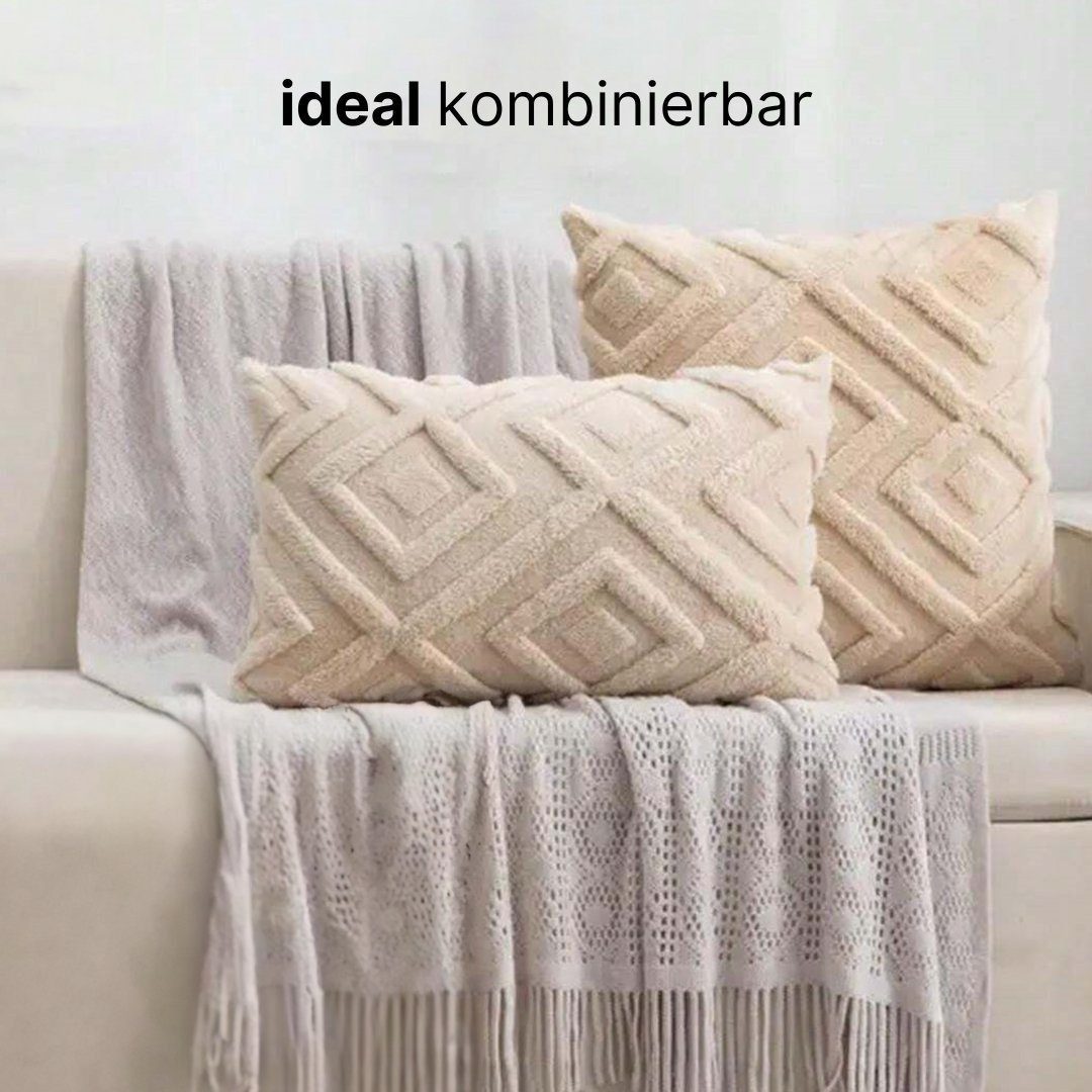 LIVINA HOME Kissenbezug Premium Kissenbezüge, Dekokissen Couchkissen Sofakissen, Kissenhülle, (1 Stück), Kuschelkissen Zierkissen, Kissen Bezug Set, Weihnachten, Geschenk