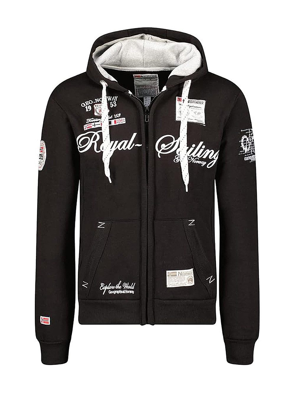Geographical Norway Hoodie Jacke Kapuzenpullover Sweater Damen Herren Pullover -PREMIUM EDITION- CASUAL & MODERN - PREMIUM KOMFORT - NACHHALTIG - UNISEX