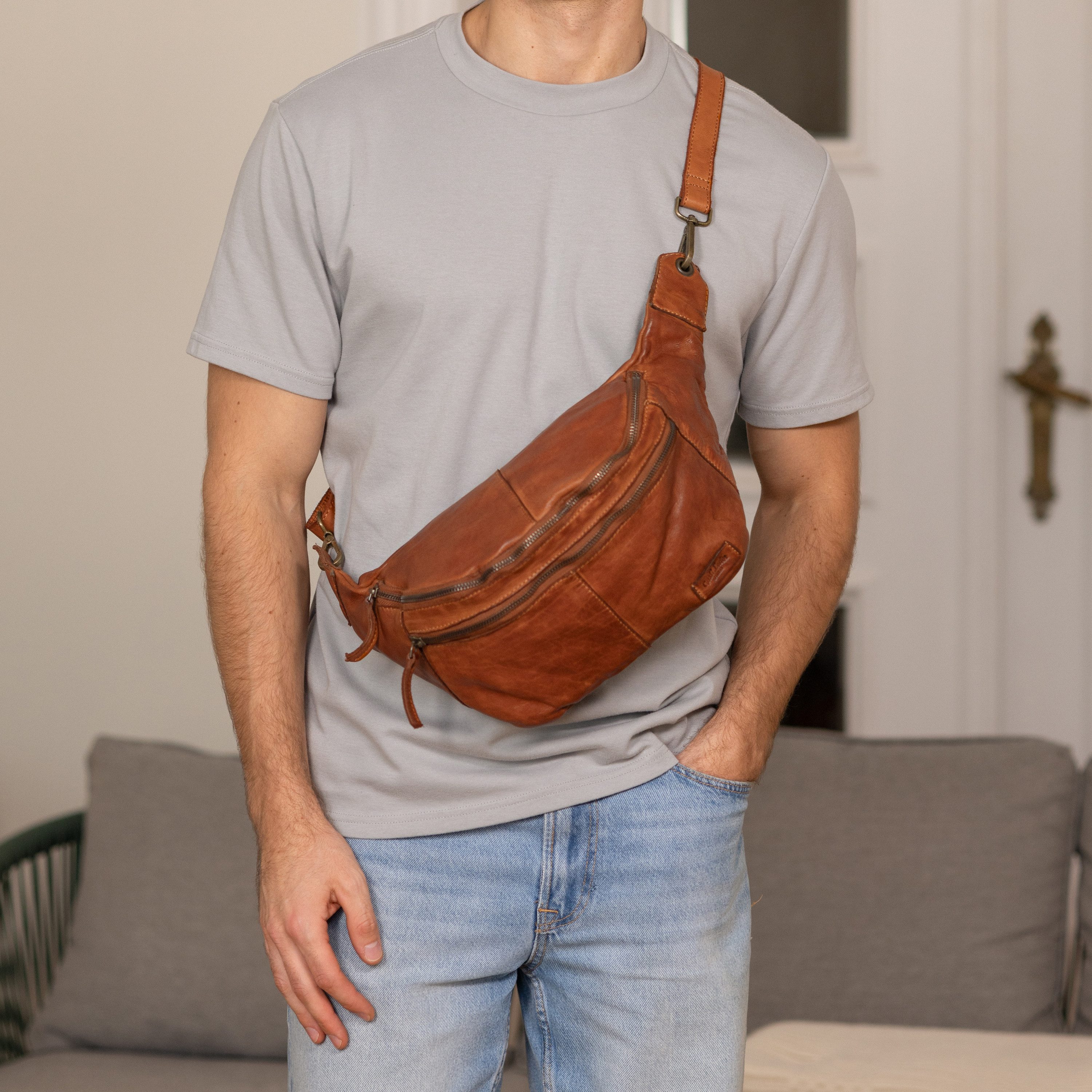 Gusti Leder Gürteltasche Gusti Leder Bauchtasche günstig online kaufen